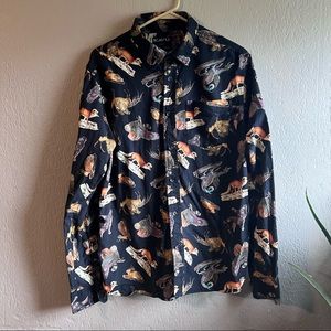 Kavu Valdez Long Sleeve Oddities Shirt - Size Mens Medium